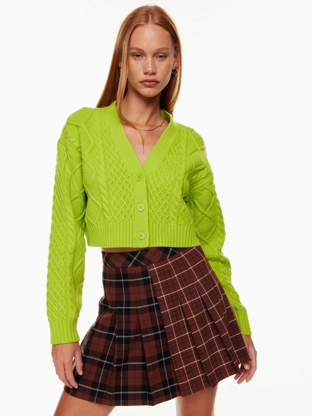 Aritzia Sunday Best Cooper Cardigan - Green - XL